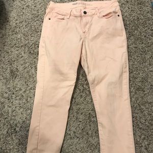 Pink Old Navy Rockstar mid-rise pants size 8 reg
